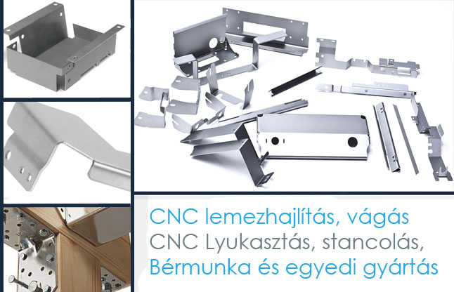CNC Lemezhajlítás, Vágás, Lyukasztás, Stancolás